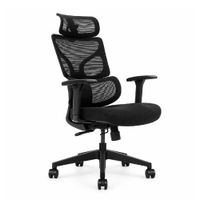 Silla Evox GT5-BH-06, carga máxima 150 kg, soporte lumbar doble, estructura de nylon, reclinable hasta 120°, negro